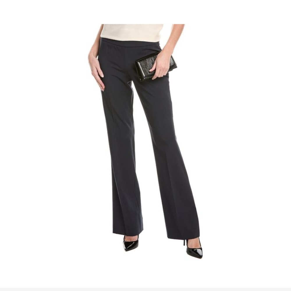 Hugo Boss Tulia 1 Virgin Wool Business Casual Trousers Belt Loop Dress Pants